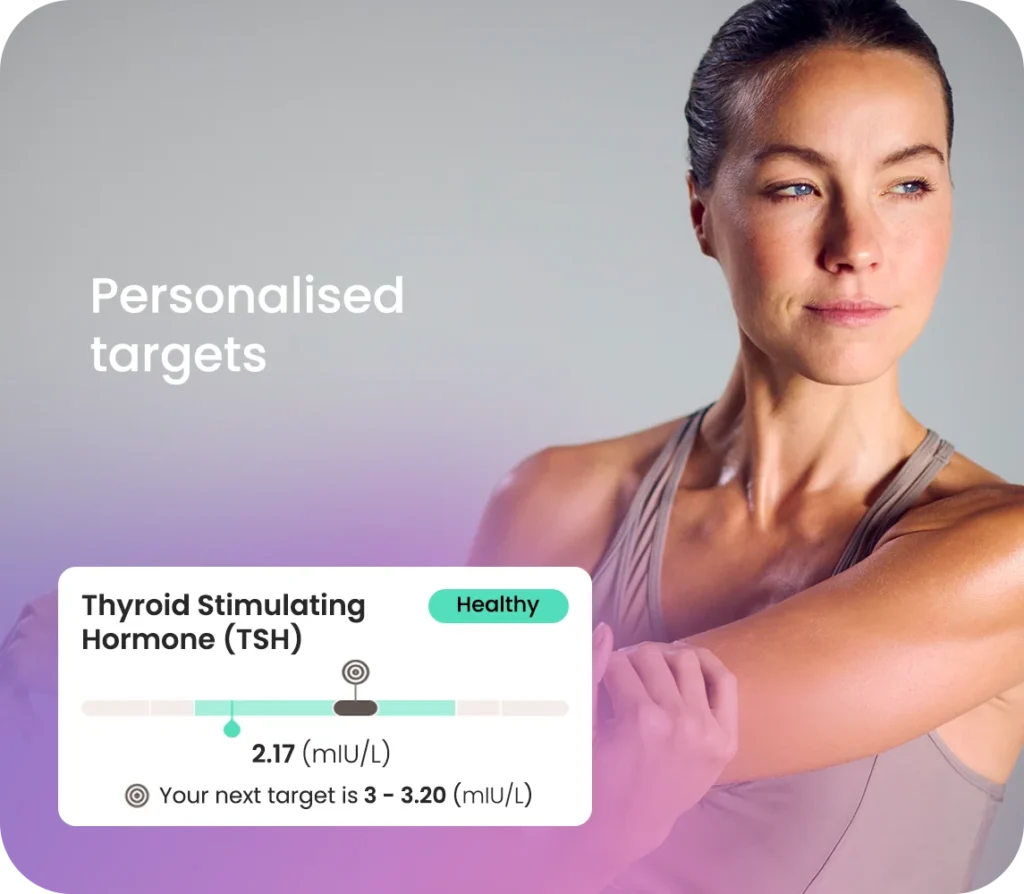 Thyroid blood test - Personalised targets