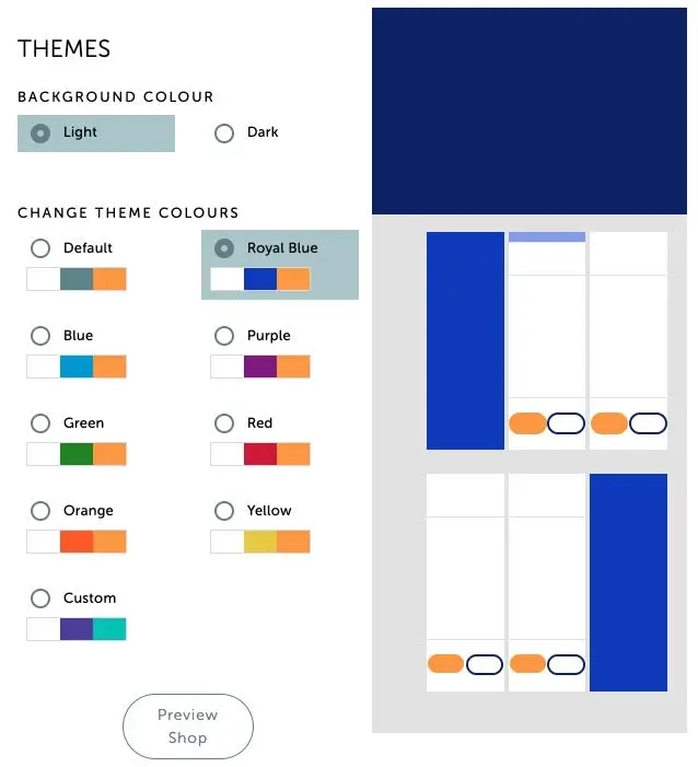 Partner portal theme editing
