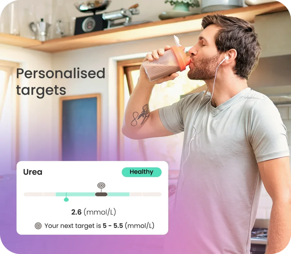 Kidney blood test - Personalised targets