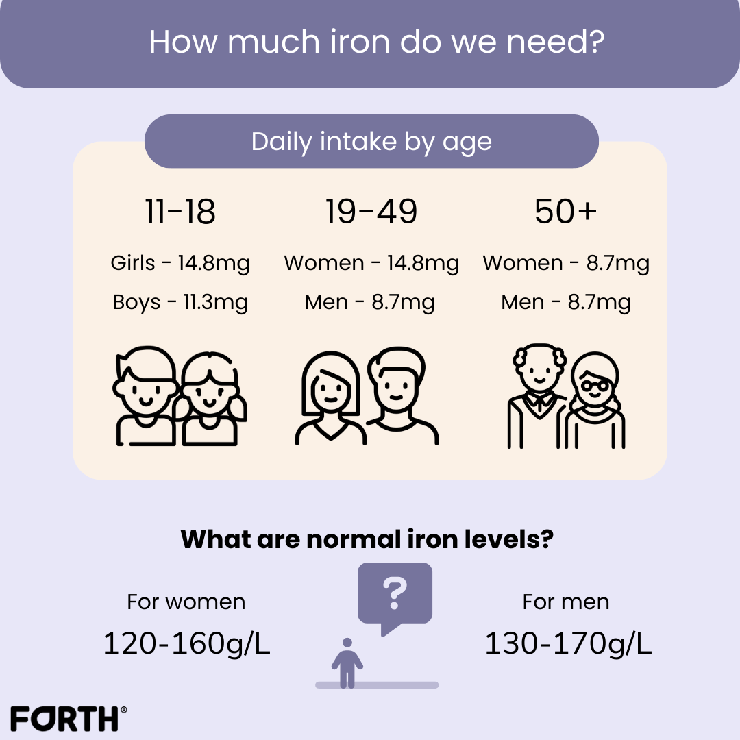 What is the difference between ferritin and iron Forth With Life
