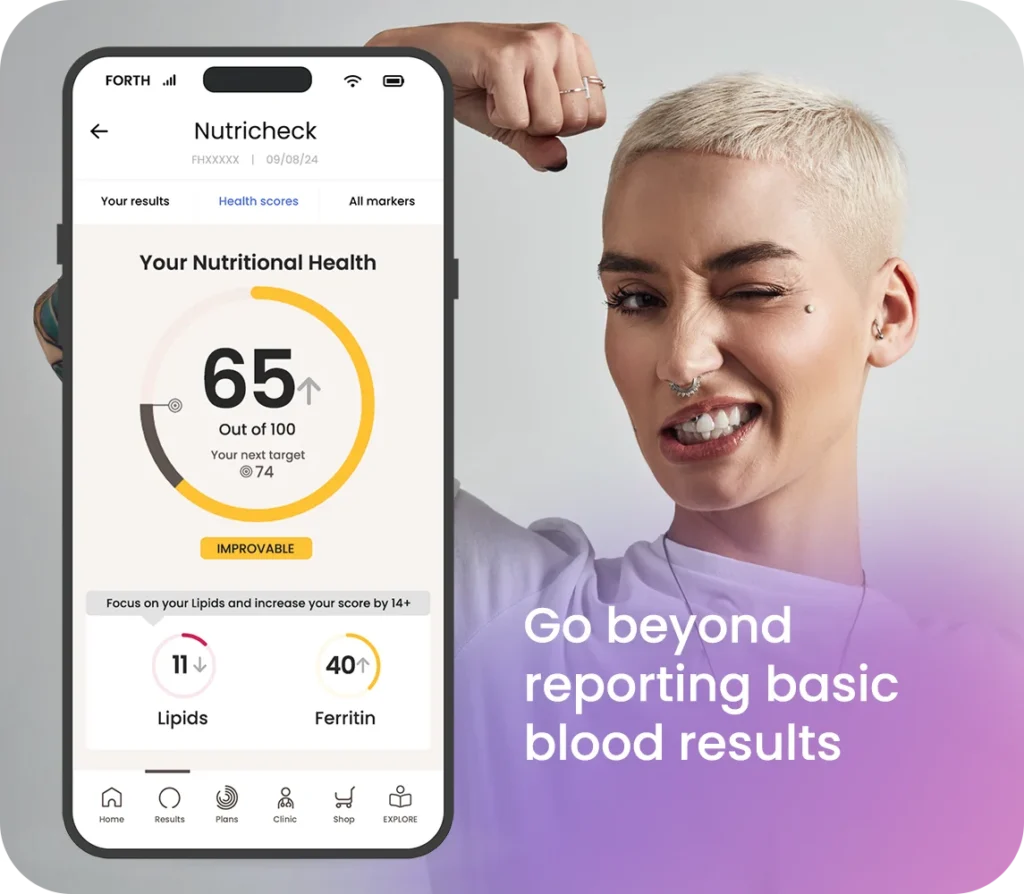 Nutricheck blood test - Go beyond reporting basic blood results